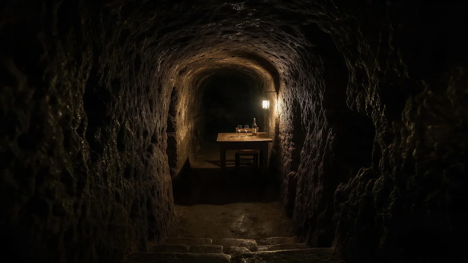 Bodega subterránea medieval excavada bajo el casco histórico de Aranda de Duero